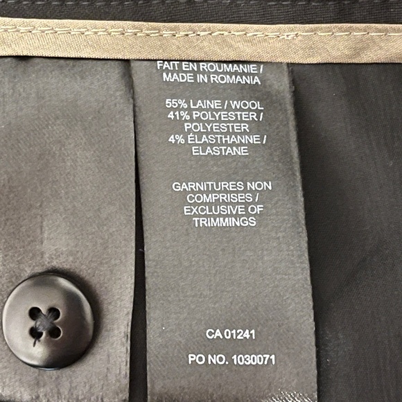 Simons (6) Contemporaine fine wool classic trousers, flat front, straight leg. - Picture 6 of 16